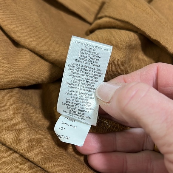 Nation LTD Brown Short Sleeve Midi Dress Size XS - Picture 9 of 14